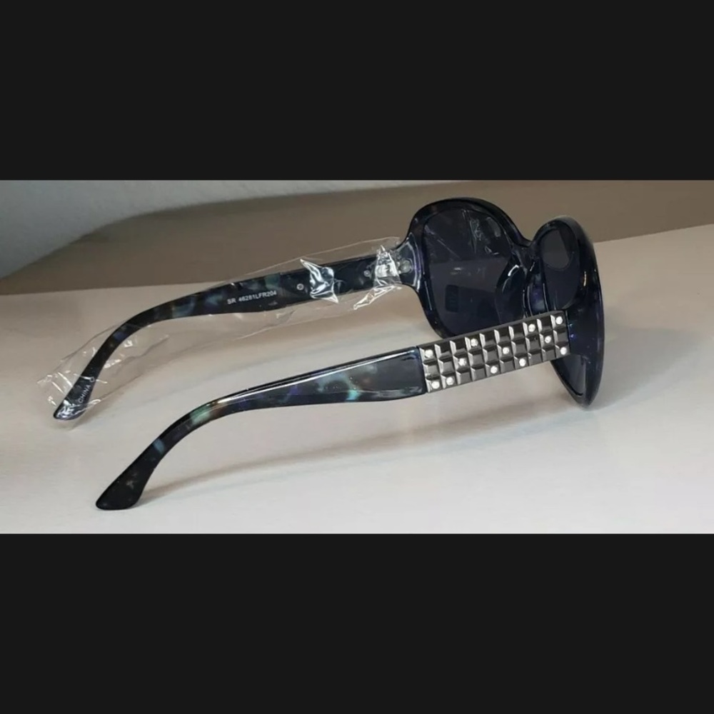 Oversized Rectangular Blue Tortoise Shell - Picture 4 of 10